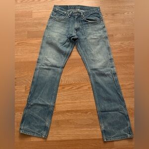 Levi's 514 Men's Jeans Size 32x34 Blue Denim Straight Fit 5 Pockets- USED